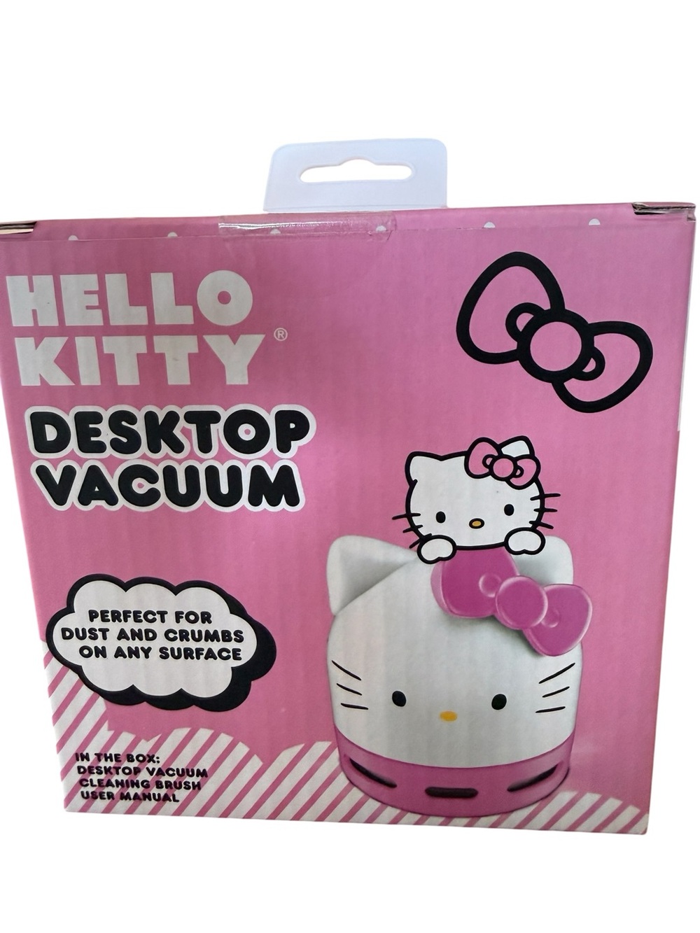 Hello Kitty Pink and White compact keyboard/desktop vacuum